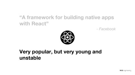 React Native · Learn once, write anywhere.